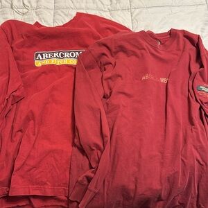 2 items 90s/Vintage Abercrombie long sleeve tshirts